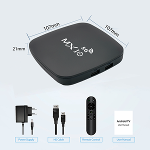 Braccio Quad core Cortex-A53 1gb 8GB Android Tv Box 13.0 Smart TVBox 2.4G/5Ghz Wifi 6 Amlogic S905L2 fino a 1.5 GHz Set-Top Box - Product Image 3