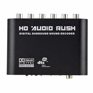 5,1 CH Audio Dts Decodificador SPDIF Coaxial a RCA DTS AC3 Amplificador digital óptico Convertidor analógico Dolby DTS HD Audio Rush - Product Image 2