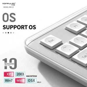 Konfulon dispositivos electrónicos nuevo 2023 teclado Mini portátil inalámbrico Gaming Teclado mecánico Mouse Combos para computadora Oficina - Product Image 3