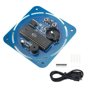 DIY DS1302 Digitale LED-Röhren anzeige DS1302 Rotierende LED-Zeit schalt uhr Alarm temperatur modul Diy Kit Mini USB 5V 3V Für Ard uino - Product Image 5