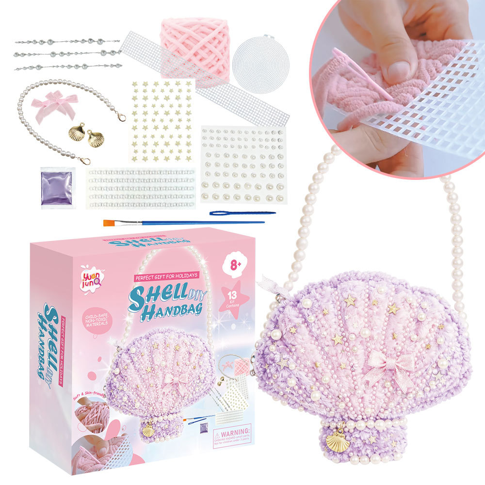 Pink Shell Handbag