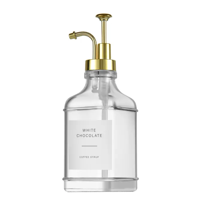 Şampuan için NEWRAY sıcak satış 500ML cam kare şişe el dezenfektanı cam şişeler sıvı sabunlar