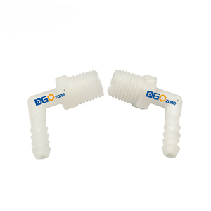 3/<strong>32</strong>&quot; Plastic Connectors 1/2 Inch Fittings Multi-size Materials and Port Size <strong>5</strong>/16&quot; PP <strong>Couplings</strong> Elbow - Product Image 1