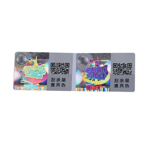 <strong>Custom</strong> <strong>Make</strong> Holographic Sticker Hologram Label Convex Lens Hologram Label QR Code Holographic Sticker QR Code Holographic Label - Product Image 5
