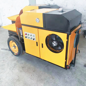 Máy xây dựng Mini BƠM BÊ TÔNG xi măng bùng nổ bơm Trailer loại động cơ diesel máy để bán - Product Image 4