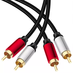 2RCA <strong>2</strong> <strong>RCA</strong> AV Male to 2RCA <strong>2</strong> <strong>RCA</strong> AV Male Stereo Audio Digital Coaxial <strong>Splitter</strong> Adapter Cable - Product Image 1