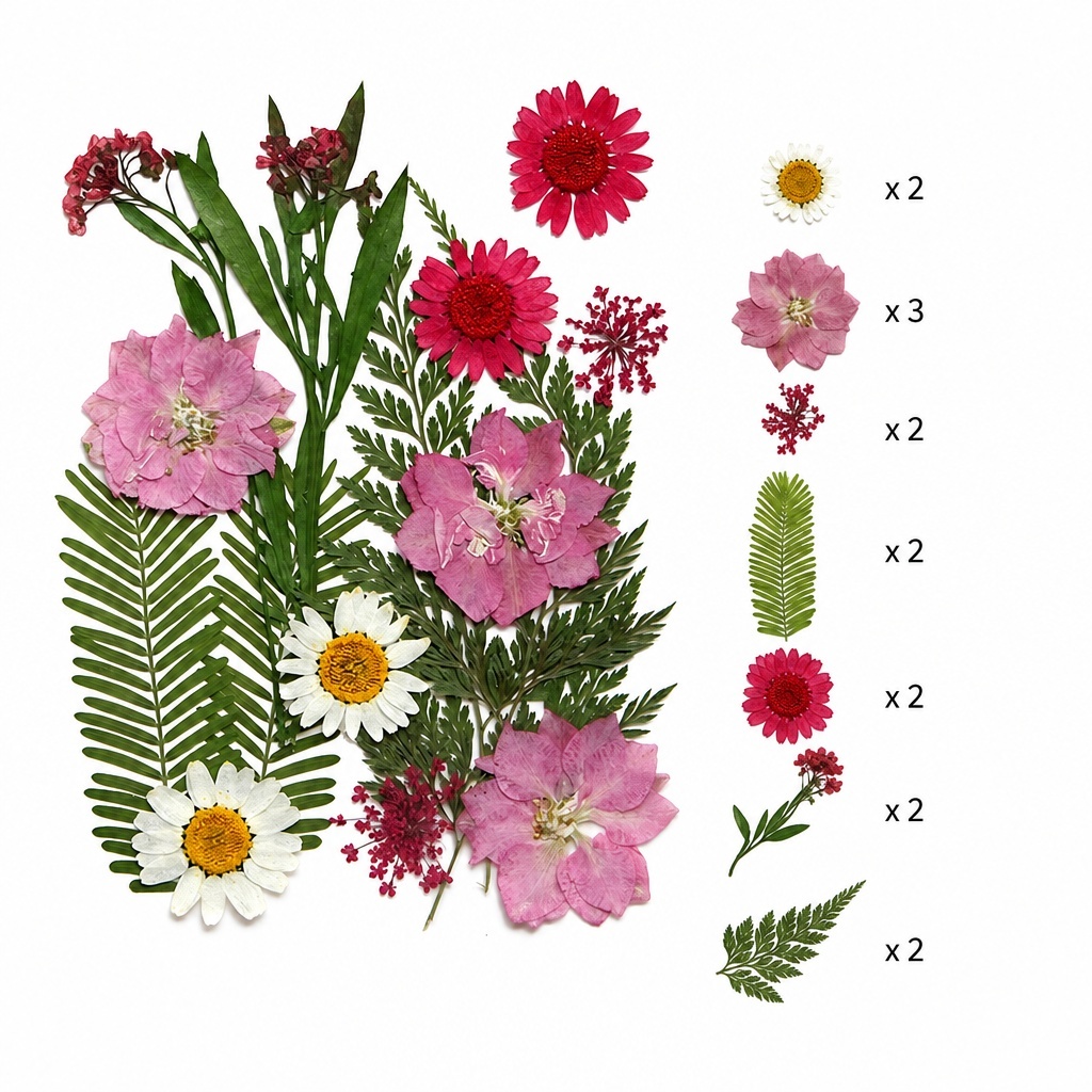 Fougère rose tendre