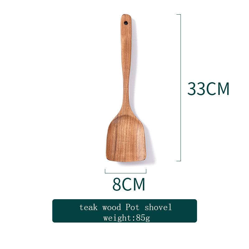 Pala pentola in legno di Teak 33*8cm