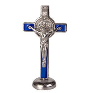 Small Metal <strong>Cross</strong> of Saint Benedict of the Middle East Promotion Hot Selling Alloy Table Standing <strong>Cross</strong> - Product Image 1