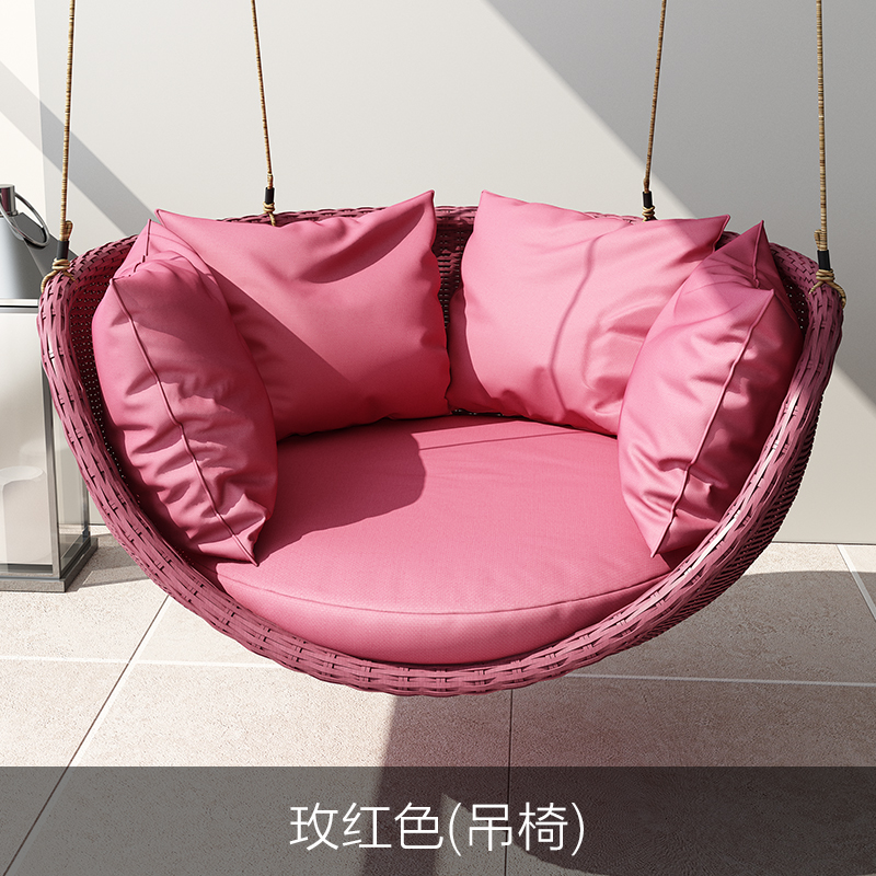 Rose rouge (chaise suspendue)