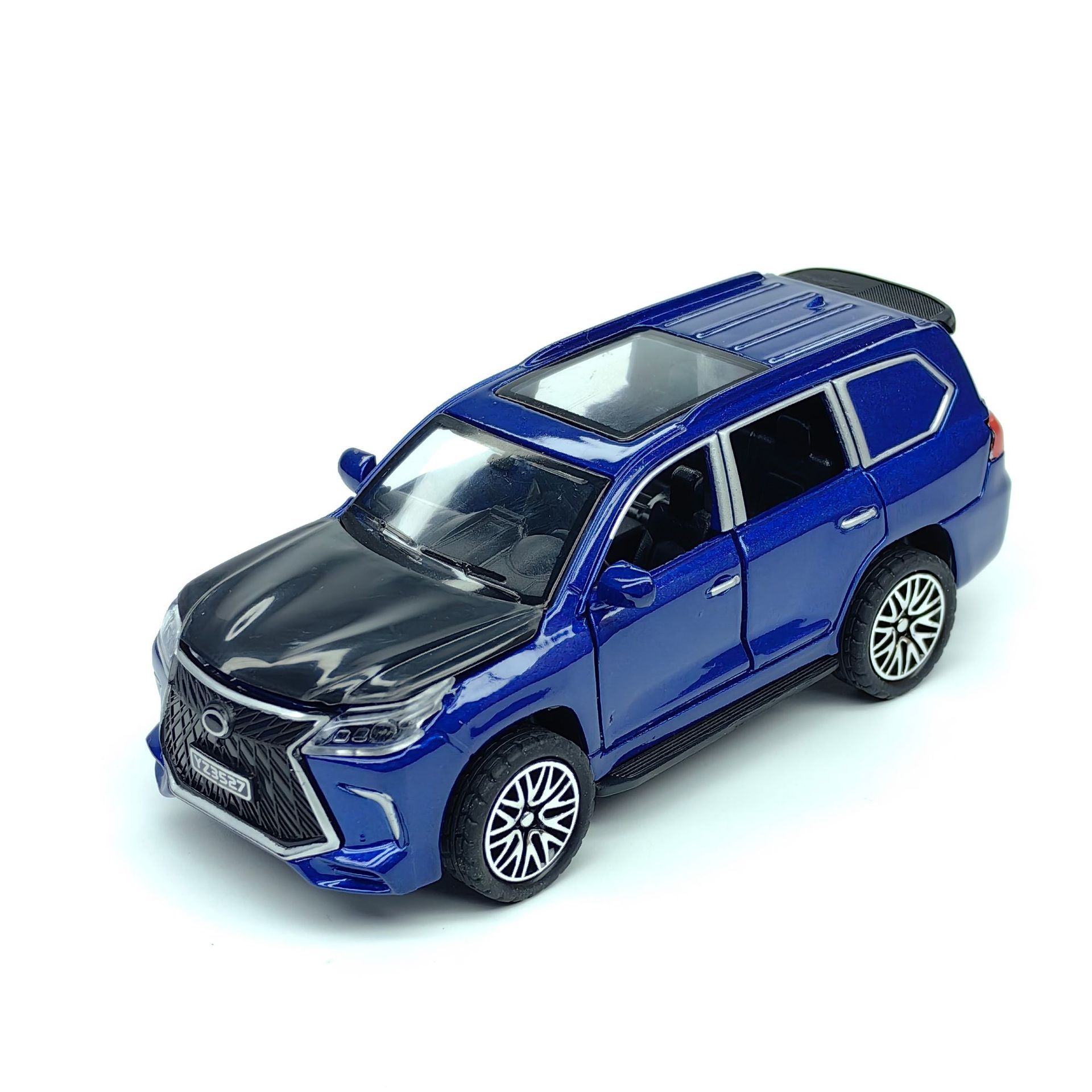 Four-door lake blue-window box