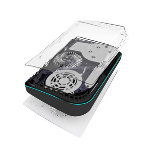Nuova superficie liscia 3D stampato Logo puro trasparente custodia protettiva per la pelle del PC Cool Gaming Controller di ricambio - Product Image 1