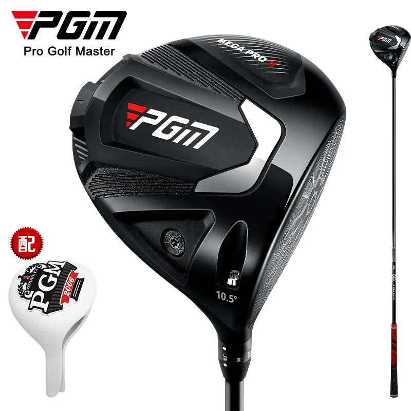 PGM MG046 OEM personalizado profesional conductor de golf diestros hombres ajustable de fibra de carbono palos de golf