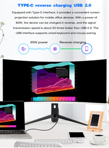 34 inç Lcd monitör 144Hz 165 Hz 180Hz bilgisayar ekranı 4K kavisli ekran oyun monitörü - Product Image 6