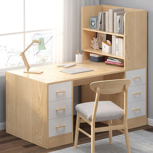 Combinación de estantería de escritorio para computadora, escritura moderna minimalista, una mesa - Product Image 2