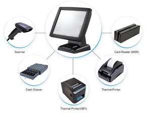 Розничная торговля pos системы 15 дюймов true плоский сенсорный экран настольный компьютер/pos терминал для супермаркета - Product Image 6