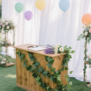 Ngoài trời Nhân Tạo Màu Xanh Lá Cây Lá Nho nho trần trang trí mô phỏng mây nhựa cây leo vướng víu giả hoa cỏ hàng rào - Product Image 5