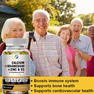 Canxi magiê Kẽm Vitamin D3 viên nang ausreson Viên nang bổ sung hỗ trợ miễn dịch Vitamin D3 viên nang - Product Image 6