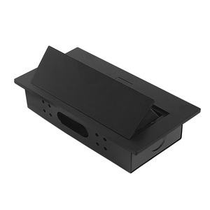 Toma de corriente multifuncional para escritorio de oficina, aleación de Zinc, oficina, escritorio oculto, empotrada, toma de corriente de mesa emergente, US AU UNS - Product Image 3