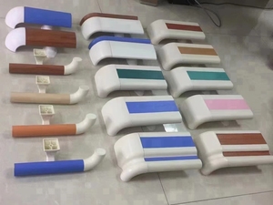 廊下デッキガラスPVC + アルミ手すり工場販売衝突防止安全壁階段手すり病院 - Product Image 3