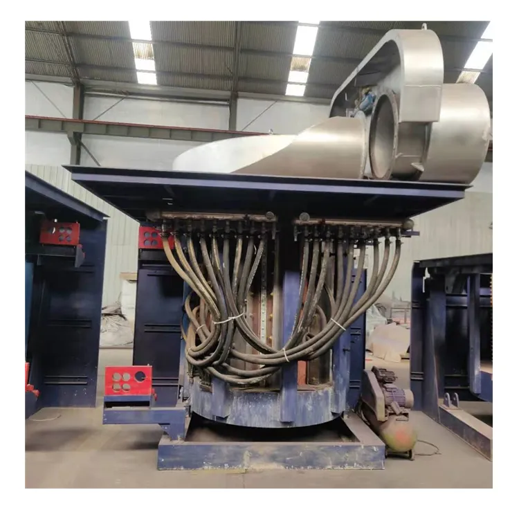 Horno de fusión de inducción a gran escala, 20 toneladas, fabricado en china