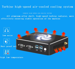 デュアルネットワークミニPC Intel I5 5200U CNプラグSSDハードドライブFanlessデザインとオプションのWiFi Linux OS