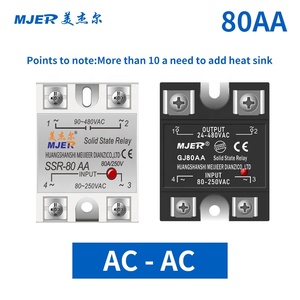 Solid State Relay 10A 25A 40A AC <strong>Controlled</strong> AC Module Input 80-250VAC 24-380VAC <strong>Output</strong> High Quality <strong>SSR</strong> - Product Image 6