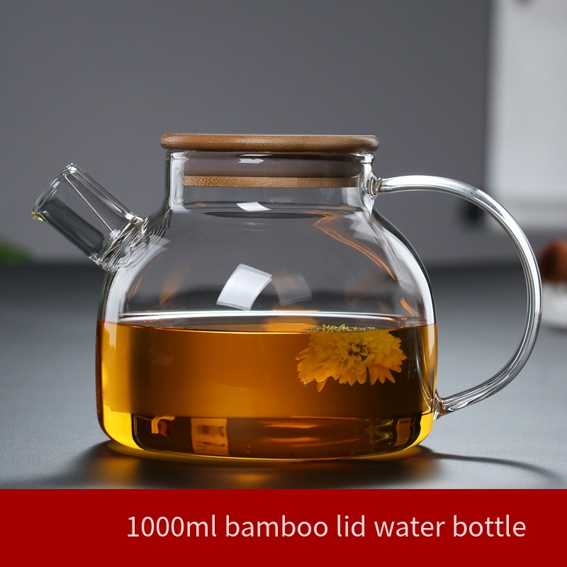 1000ml bamboo lid pot