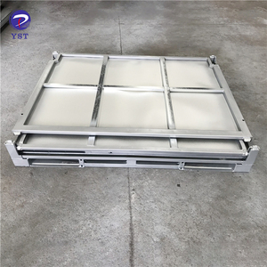 Logística de transporte plegable apilable de servicio pesado Contenedores metálicos a granel - Product Image 4