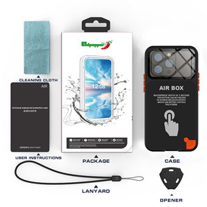กระเป๋ากันน้ำสากลสำหรับ iPhone 13 PRO MAX 13 MINI PVC กันน้ำเคสโทรศัพท์มือถือใส CN; - Product Image 6