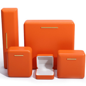 पु सोने के गहने पैकेजिंग बॉक्स आयरन भ्रूण रिंग नेकलेस ब्रेसलेट आयरन - Product Image 5