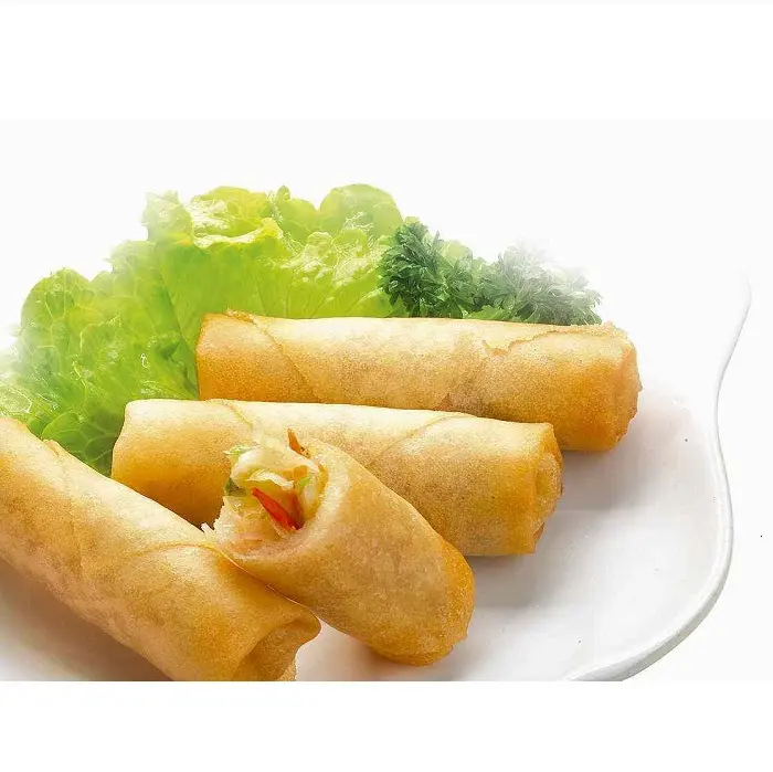 Cinese Qingdao tradizionale croccante fritto congelato casa piccola verdura vegan gamberetti pollo riempimento involtini primavera wrapper pasticceria