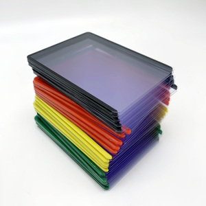 Цвет границы Красный Белый Черный Синий Зеленый Желтый границы 3x4 Toploader держатель карты верхний погрузчик - Product Image 4