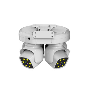 12MP cuatro lentes IP65 seguridad para el hogar CCTV Cámara IP 10X Zoom inalámbrico WiFi Panorama gran angular visión nocturna CMOS nube tarjeta SD