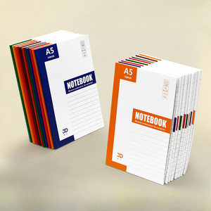 Personalizzabile A5 con copertina rigida Notebook morbido per i compiti in classe quaderno ispessito per ufficio commerciale con copertina in carta Logo - Product Image 1
