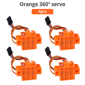4pcs <strong>Servo</strong> Dual-output Shaft 2KG <strong>Servo</strong> (high Speed) 360&deg; Rotation and Reversal 270&deg; 360&deg; Steering Gear <strong>Servo</strong>
