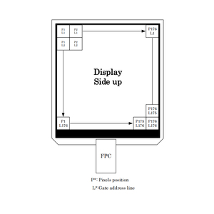Ls013b7dh14 1.28 "176x176 <span class=keywords><strong>LCD</strong></span> hiển thị Module Transflective SPI giao diện 1.28 inch TFT <span class=keywords><strong>LCD</strong></span> hiển thị - Product Image 2