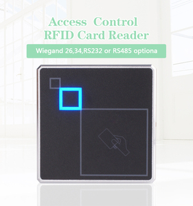Indicadores LED de control de acceso RFID a prueba de agua de metal Lector RFID Wiegand 26/34bit Lector de tarjetas Rfid 13,56 Mhz - Product Image 5