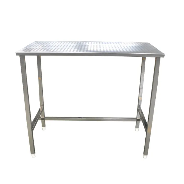 Table de travail en acier inoxydable de haute qualité, banc de travail en acier inoxydable pour équipement de cuisine