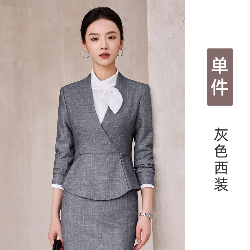 gray suit