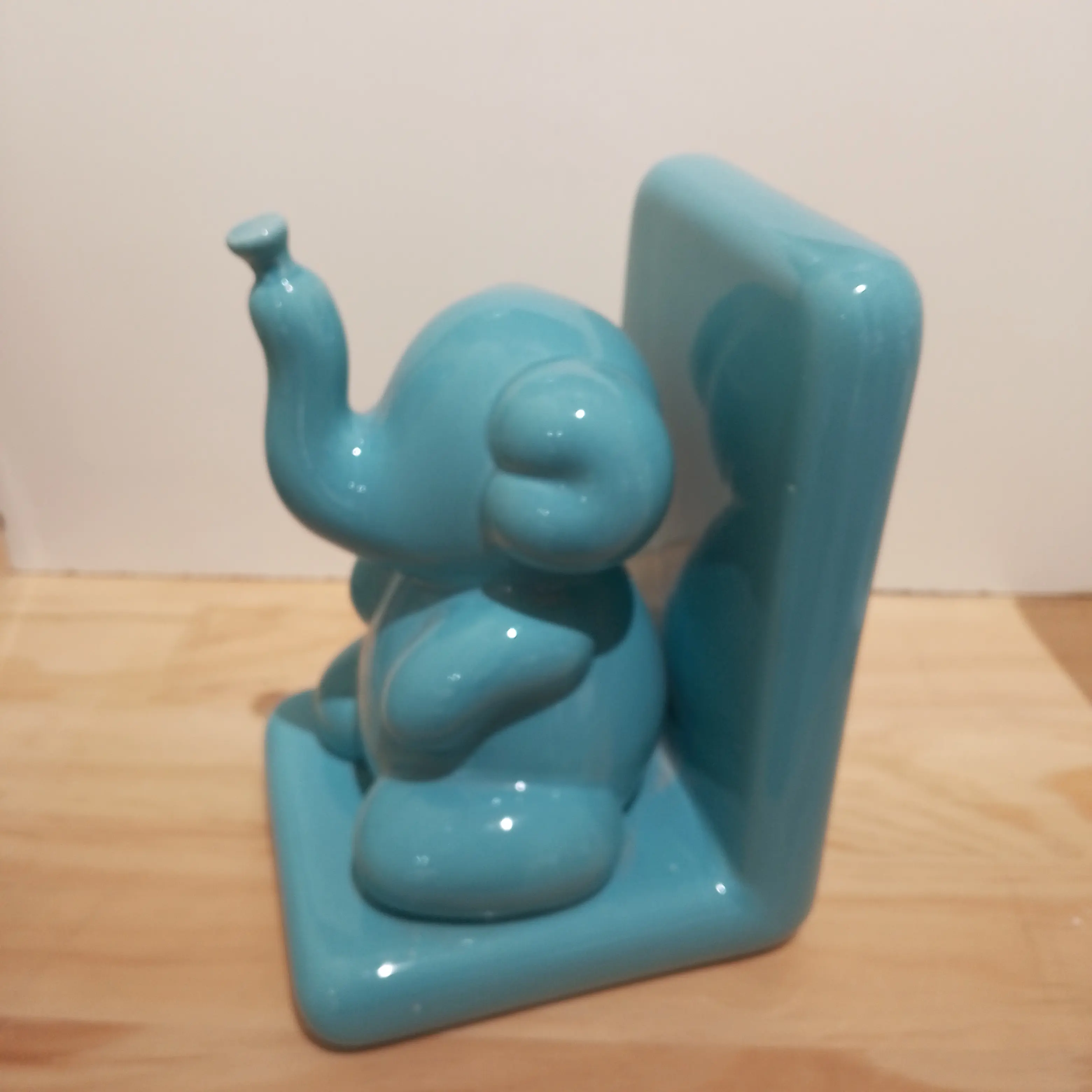 Serre-livres 3D en céramique en forme d'éléphant, livres d'animaux personnalisés se termine sous n'importe quelle forme