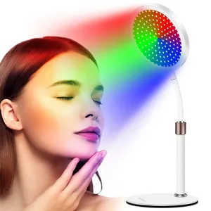 Best-Selling 7-Color LED Desk Lamp European American Three-in-<strong>One</strong> Chip for Home <strong>Therapy</strong> Effective for Face Knees Back Care - Product Image 1