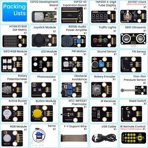 Vendite calde Keyestudio 24 in 1 ESP32 Kit modulo sensore Kit elettronico per Arduino C e micropitono - Product Image 4