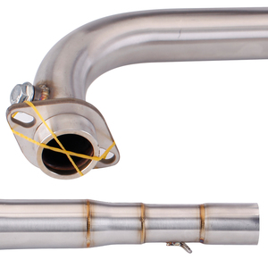 Slip on for Suzuki Raider R150 Motorcycle Exhaust Escape Modified Stainless Steel <strong>Header</strong> Front Middle Link Pipe 51mm Slip on - Product Image 4