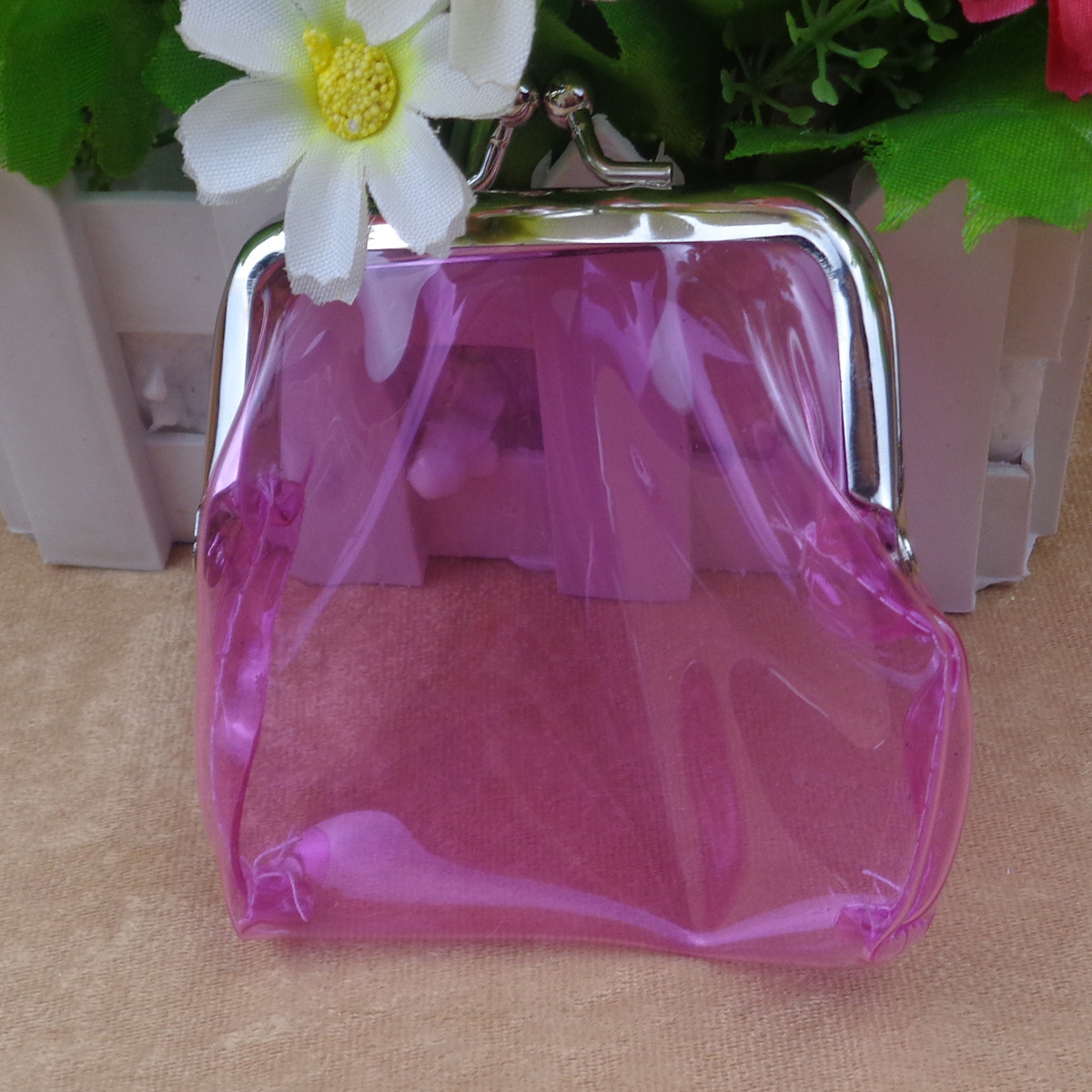 Rose rouge transparent