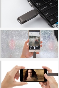 แฟลชไดรฟ์3.0 USB โลหะแบบ3-in-1ชนิด C & ความเข้ากันได้ของ2.0 128GB ถึง512GB ตัวเลือกการจัดเก็บข้อมูลใหม่ & มีในสต็อก - Product Image 5