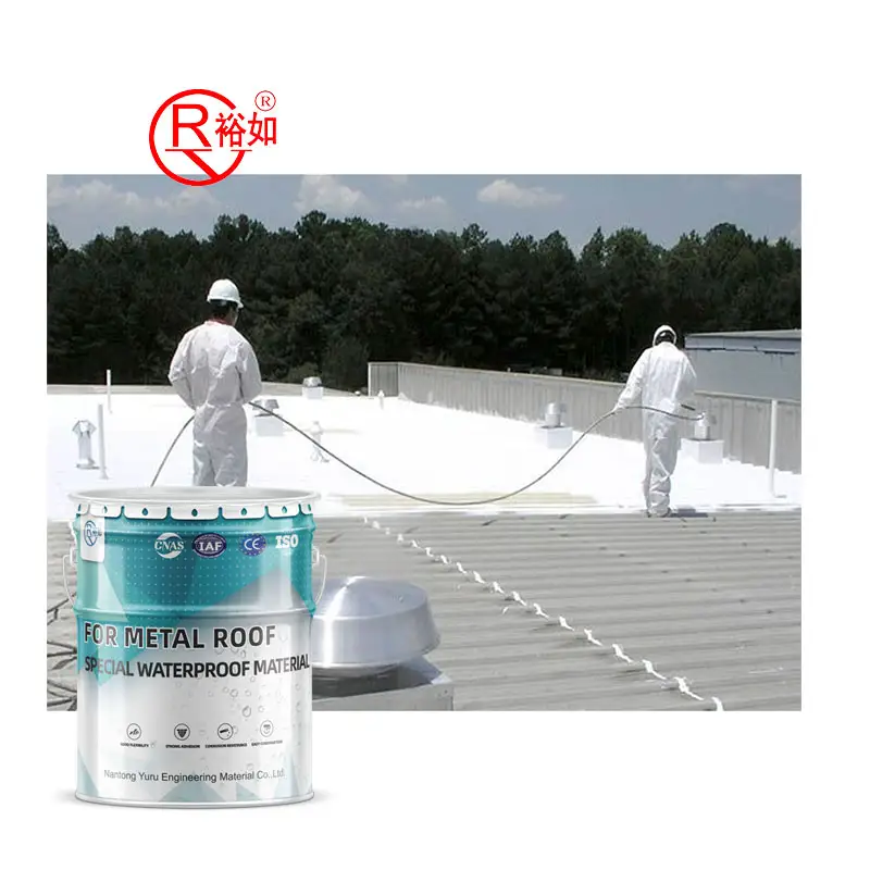 Yu ru produto de impermeabilidade, revestimento hidrofóbico acrílico e pintura de isolamento para teto concreto