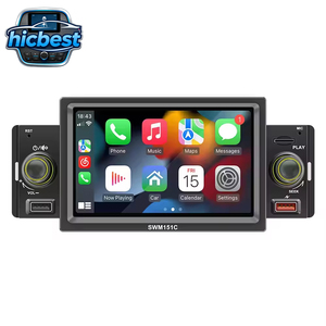 เครื่องเล่นวิดีโอและเสียงในรถยนต์ Hicbest ขนาด 5 นิ้ว เครื่องเล่น MP5 วิทยุติดรถยนต์แบบบลูทูธ เครื่องเล่นดีวีดีในรถยนต์ รองรับระบบสัมผัสหลายจุด เครื่องเล่นวิดีโอและเสียงในรถยนต์แบบแมนนวล - Product Image 1