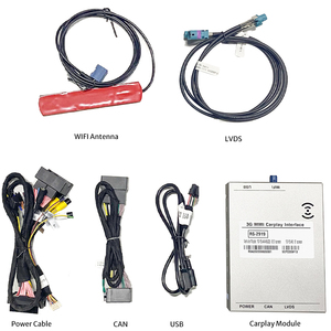 AUDI A4 B8ワイヤレスCarPlay MMI 3G AndroidAuto用のリバースカメラインターフェイスモジュール - Product Image 2