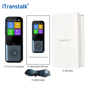Traductor de idiomas en tiempo real actualizado Itranstalk T11 compatible con 138 idiomas traductor mutuo fuera de línea - Product Image 2